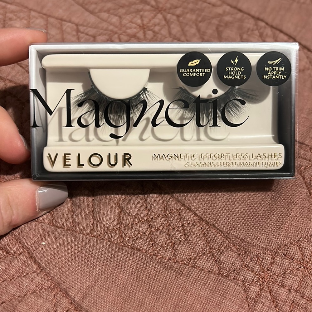 Velour magnetic fake lashes